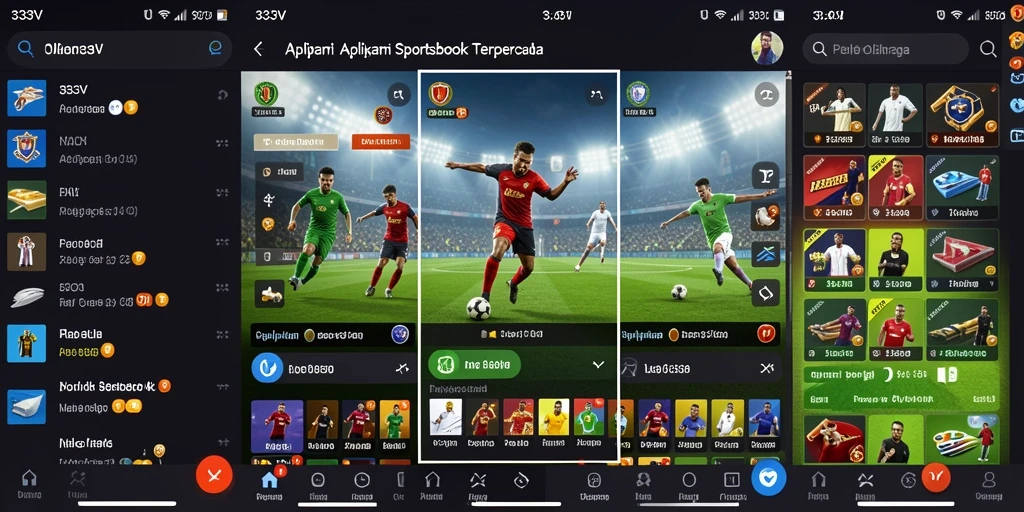 Screenshot gameplay aplikasi Sportsbook 333V yang menarik.