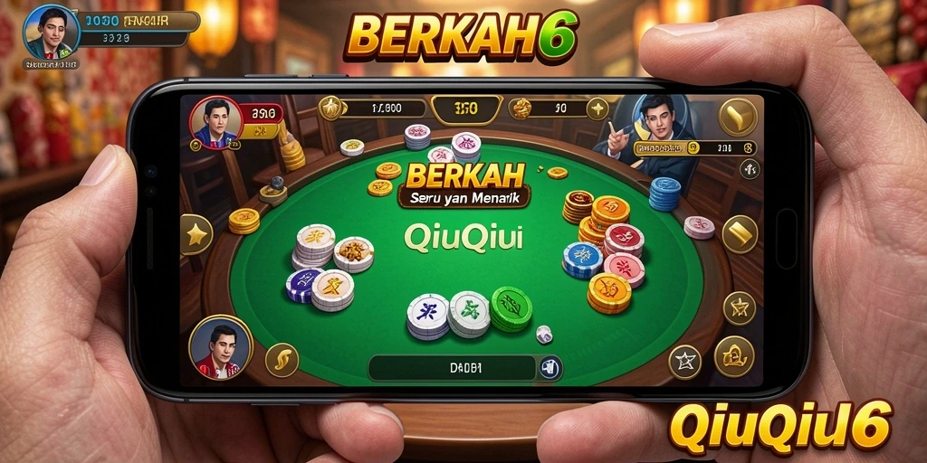 Tampilan menarik dari gameplay QiuQiu BERKAH6.