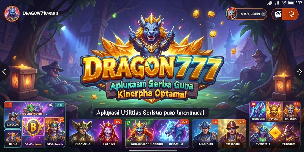 Tampilan antarmuka DRAGON777 saat mengoptimalkan perangkat.