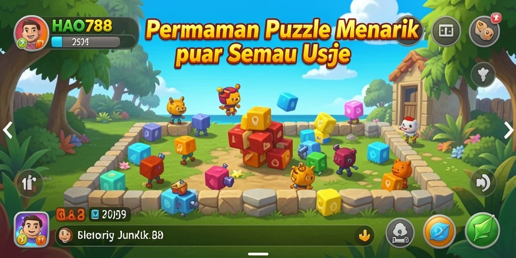 Gameplay menarik HAO788 yang penuh tantangan Puzzle.