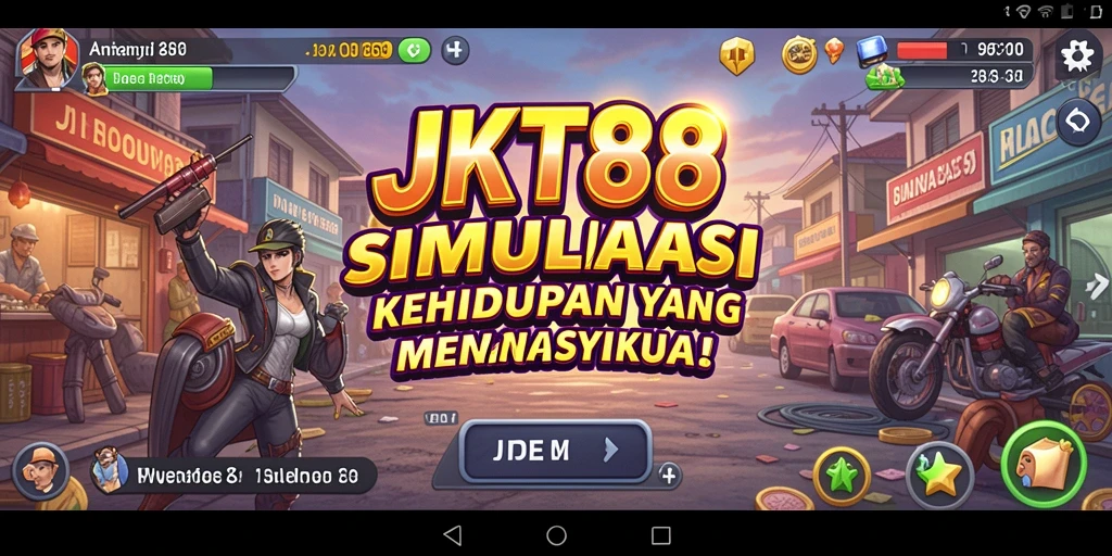 Screenshot bermain JKT88 yang menampilkan pengalaman simulasi yang seru.