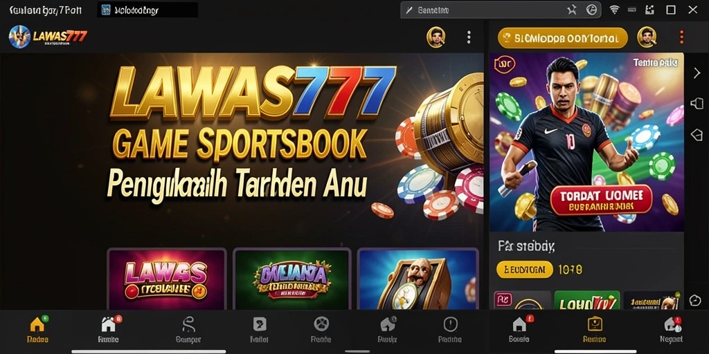 Tampilan menarik dari gameplay Sportsbook LAWAS777.