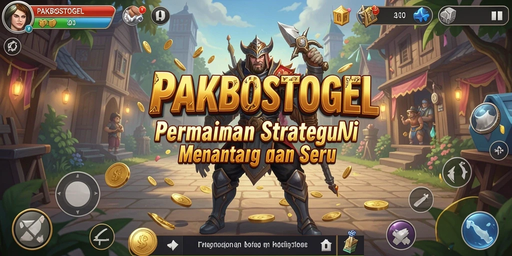 Tampilan strategis dalam screenshot gameplay PAKBOSTOGEL.