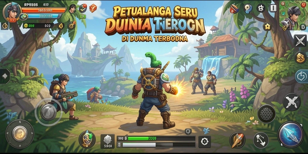 Gameplay Open World yang menakjubkan dan imersif di RP8888.