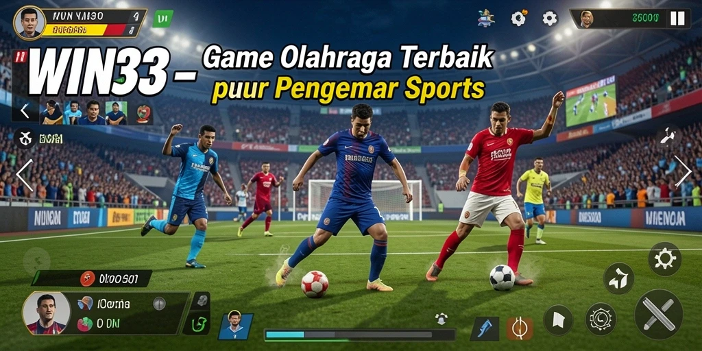 Tampilan gameplay menarik dari WIN33 yang menampilkan aksi olahraga yang seru.