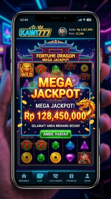 Tampilan antarmuka kawi777 yang menarik dan mudah digunakan.